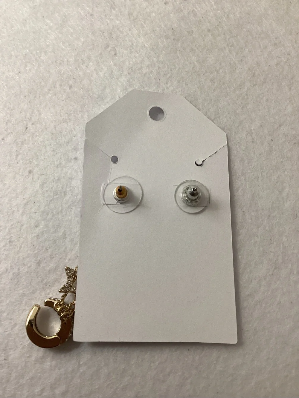 Emily in Paris Gold-Tone 2-Pc. Set Pavé Star Stud Single Earring & Ear Climber